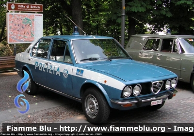 Alfa Romeo Alfetta II serie
Polizia di Stato
Polizia Stradale
Esemplare esposto presso il Museo delle auto della Polizia di Stato
POLIZIA 53315
Parole chiave: Alfa-Romeo Alfetta_IIserie POLIZIA53315