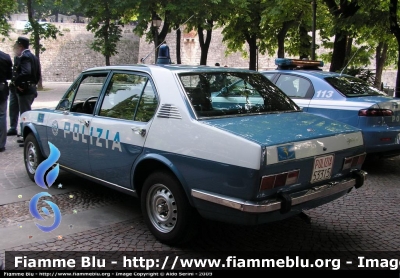 Alfa Romeo Alfetta II serie
Polizia di Stato
Polizia Stradale
Esemplare esposto presso il Museo delle auto della Polizia di Stato
POLIZIA 53315
Parole chiave: Alfa-Romeo Alfetta_IIserie POLIZIA53315