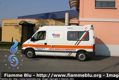 Renault Master II serie
Croce Blu Brescia
Blu 10, ambulanza di soccorso, allestimento PMC su Renault Master CDTI
Parole chiave: Renault Master_IIserie ambulanza