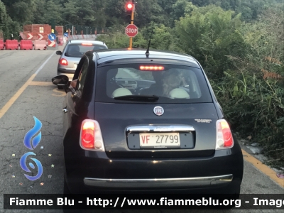 Fiat Nuova 500
Vigili del Fuoco 
Comando Provinciale di Torino
Veicolo proveniente da confisca
VF 27799
Parole chiave: Fiat Nuova_500 VF27799