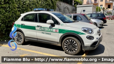 Fiat 500X restyle
Polizia Locale 
Comune di Pino Torinese (To) 
POLIZIA LOCALE YA 120 AN
Parole chiave: Fiat 500X