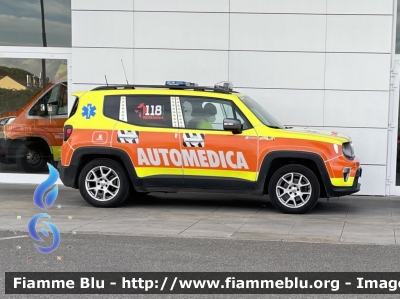 Jeep Renegade restyle
118 Romagna Soccorso 
Azienda USL della Romagna 
Ambito Territoriale di Rimini "MIKE 18" 
Allestita Safety Car Rimini
Parole chiave: Jeep Renegade_restyle Automedica