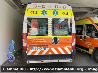 Fiat Ducato X290
118 Romagna Soccorso 
Azienda USL della Romagna 
Ambito Territoriale di Rimini "BRAVO 30" 
Allestita Safety Car Rimini
Parole chiave: Fiat Ducato_X290 Ambulanza