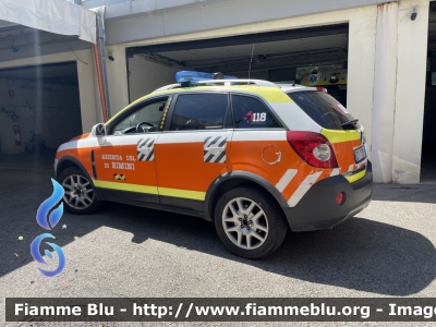 Opel Antara
118 Romagna Soccorso
Azienda USL della Romagna
Ambito Territoriale di Rimini
"MIKE 11"
Allestita Vision
Parole chiave: Opel Antara Automedica