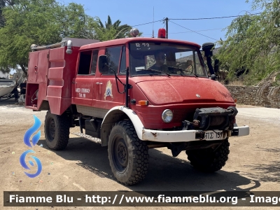 Mercedes-Benz Unimog U416
Ελληνική Δημοκρατία - Hellenic Republic - Grecia
Πυροσβεστικού Σώματος - Vigili del Fuoco
Distaccamento di Ios
ΠΣ 1575
Parole chiave: Mercedes-Benz Unimog_U416