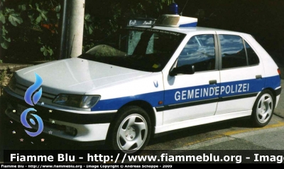 Peugeot 306
Polizia Municipale - Gemeindepolizei
Cornedo - Karneid
Parole chiave: Peugeot 306 PM_Cornedo GP_Karneid