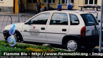 Opel Corsa I serie
Polizia Municipale - StadtPolizei 
Merano - Meran (BZ)
Parole chiave: Opel Corsa_Iserie