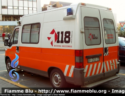 Fiat Ducato II Serie
118 Modena Soccorso
Azienda USL di Modena
Ambulanza "MO1608" - Dismessa

Parole chiave: Fiat Ducato_IISerie_Ambulanza_118 Modena Soccorso