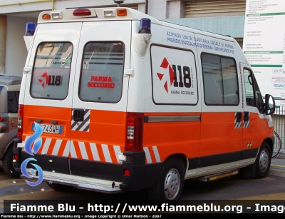 Fiat Ducato III Serie
118 Parma Soccorso
Azienda USL di Parma
Presidio Ospedaliero di Fidenza - San Secondo Parmense
Ambulanza "PR 05"
Parole chiave: Fiat Ducato_IIISerie_Ambulanza_118 Parma Soccorso