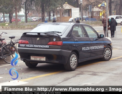 Alfa Romeo 146 I Serie
Polizia Penitenziaria
Autovettura Utilizzata dal Nucleo Radiomobile per i Servizi Istituzionali
POLIZIA PENITENZIARIA 573 AC
Parole chiave: Alfa_Romeo 146_Iserie