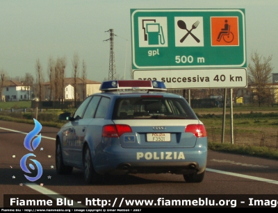 Audi A4 Avant IV serie
Polizia di Stato
Polizia Stradale in servizio sulla Autostrada A22 Modena - Brennero
POLIZIA F3501 
Parole chiave: Audi A4_Avant_IVserie PoliziaF3501