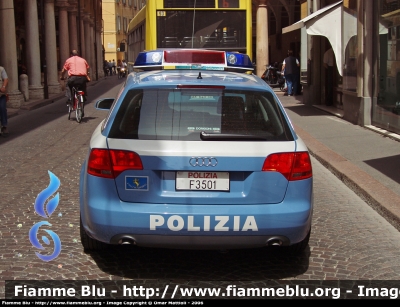 Audi A4 Avant IV serie
Polizia di Stato
Polizia Stradale in servizio sulla Autostrada A22 Modena - Brennero
POLIZIA F3501
Parole chiave: Audi A4_Avant_IVserie PoliziaF3501