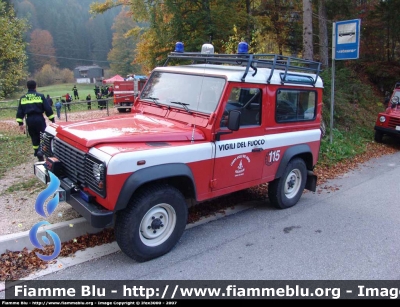 Land Rover Defender 90
Vigili del Fuoco
Corpo Volontario di Canal San Bovo (TN)
VF A30 TN 
Parole chiave: Land-Rover Defender_90 VFA30TN