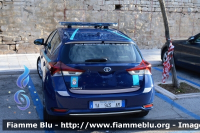 Toyota Auris Hybrid II serie
Polizia Metropolitana Bari
ex Polizia Provinciale
Allestimento Ciabilli
POLIZIA LOCALE YA 943 AM
Parole chiave: Toyota Auris Hybrid_II serie_POLIZIALOCALEYA943AM