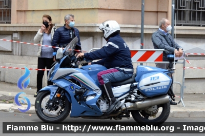 Yamaha FJR 1300 II serie
Polizia di Stato
Polizia Stradale
Allestimento Elevox
POLIZIA G3105
in scorta al Giro d'Italia 2021
Moto "Jolly"
Parole chiave: Yamaha FJR 1300_II serie_POLIZIAG3105_giro italia 2021