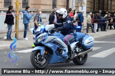 Yamaha FJR 1300 II serie
Polizia di Stato
Polizia Stradale
Allestimento Elevox
POLIZIA G3106
in scorta al Giro d'Italia 2021
Moto "7"
Parole chiave: Yamaha FJR 1300_II serie_POLIZIAG3106_giro italia 2021