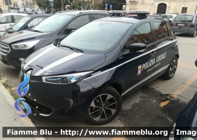 Renault Zoe
Polizia Locale Barletta
POLIZIA LOCALE YA 519 AP
Allestimento Bertazzoni
Parole chiave: Renault Zoe_POLIZIALOCALEYA519AP