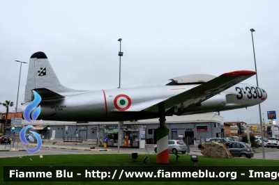 Lockheed T-33A Shooting Star
Aeronautica Militare Italiana
3° Stormo
MM 55-3030
in servizio dal 1956 al 1983
monumentato presso Barletta
Parole chiave: Lockheed T-33A_Shooting Star_MM55-3030