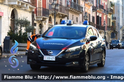 Nissan Leaf II serie
Carabinieri
Comando Carabinieri unità per la tutela Forestale Ambientale ed Agroalimentare
Allestimento Cita Seconda
CC ED 471
Parole chiave: Nissan Leaf_II serie_CCED471