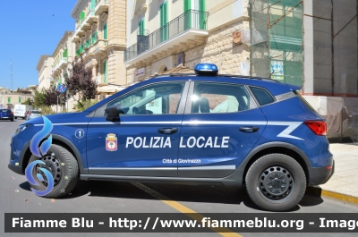 Seat Arona
Polizia Locale
Comune di Giovinazzo (Ba)
Auto 1
allestimento Ciabilli
Parole chiave: Seat Arona