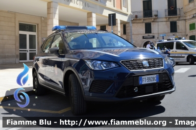 Seat Arona
Polizia Locale
Comune di Giovinazzo (Ba)
Auto 1
allestimento Ciabilli
Parole chiave: Seat Arona