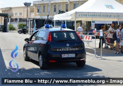 Fiat Punto VI serie
Carabinieri
Polizia Militare presso Aeronautica Militare
AM CR 415
Parole chiave: Fiat Punto_VI serie_AMCR415