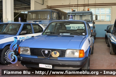 Alfa Romeo Alfasud II serie
Polizia di Stato
Squadra Volante
POLIZIA 56856

Automezzo Storico conservato presso Autocentro di Foggia
Parole chiave: Alfa-Romeo Alfasud_II serie_POLIZIA56856