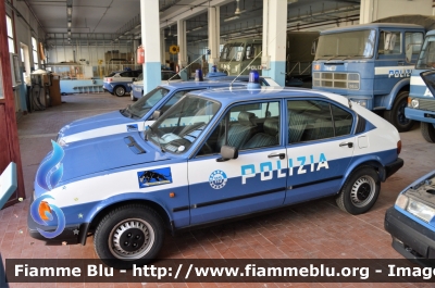 Alfa Romeo Alfasud II serie
Polizia di Stato
Squadra Volante
POLIZIA 56856

Automezzo Storico conservato presso Autocentro di Foggia
Parole chiave: Alfa-Romeo Alfasud_II serie_POLIZIA56856