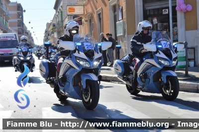 Yamaha FJR 1300 II serie
Polizia di Stato
Polizia Stradale
Allestimento Elevox
in scorta al Giro d'Italia 2020
Parole chiave: Yamaha FJR 1300_II serie