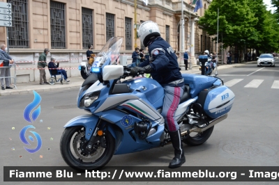 Yamaha FJR 1300 II serie
Polizia di Stato
Polizia Stradale
Allestimento Elevox
POLIZIA G3104
in scorta al Giro d'Italia 2021
Moto "15"
Parole chiave: Yamaha FJR 1300_II serie_POLIZIAG3104_giro italia 2021