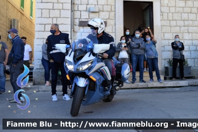 Yamaha FJR 1300 II serie
Polizia di Stato
Polizia Stradale
Allestimento Elevox
POLIZIA G3124
in scorta al Giro d'Italia 2020
Moto "Jolly"
Parole chiave: Yamaha FJR 1300_II serie_POLIZIAG3124