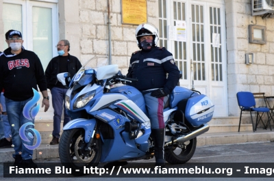 Yamaha FJR 1300 II serie
Polizia di Stato
Polizia Stradale
Allestimento Elevox
POLIZIA G3108
in scorta al Giro d'Italia 2020
Parole chiave: Yamaha FJR 1300_II serie_POLIZIAG3108