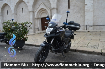 Honda NC750
Polizia Locale Barletta
POLIZIA LOCALE YA00189
Parole chiave: Honda NC750_POLIZIA LOCALE YA00189