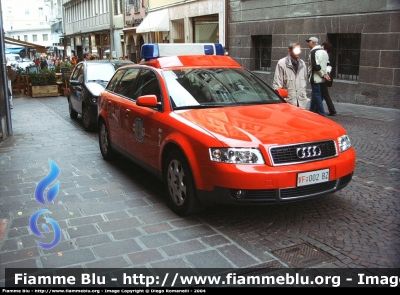 Audi A4 Avant III Serie
Vigili del Fuoco
Corpo Permanente di Bolzano
Berufsfeuerwehr Bozen
-Autocomando-
VF 002 BZ
Parole chiave: Audi A4_Avant_IIISerie VF002BZ