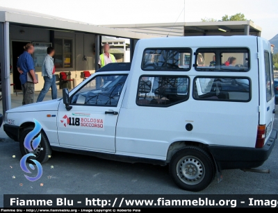 Fiat Fiorino II Serie
118 Regione Emilia Romagna - Bologna Soccorso
Azienda USL di Bologna
Automezzo di Servizio 31
Parole chiave: Fiat_Fiorino_II_Serie_118_Bologna