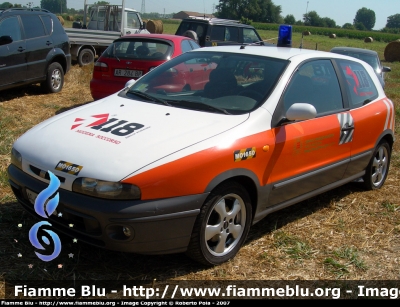 Fiat Bravo
118 Modena Soccorso
Azienda USL di Modena
Automedica "MO1650"
Parole chiave: Fiat Bravo Automedica 118_Modena