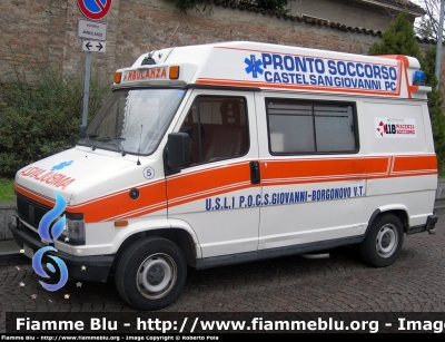 Fiat Ducato I Serie
118 Piacenza Soccorso
Azienda USL di Piacenza
Presidio Ospedaliero di Castel San Giovani - Borgonovo Val Tidone
Ambulanza "5"
Parole chiave: Fiat_Ducato_I_Serie_118_Piacenza