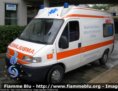 Fiat Ducato II Serie
118 Parma Soccorso
Azienda USL di Parma
Presidio Ospedaliero di Fidenza - San Secondo Parmense
Ambulanza "PR 04"
Parole chiave: Fiat_Ducato_II_Serie_118_Parma