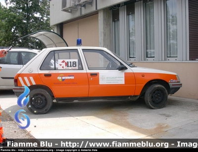 Peugeot 205 
118 Reggio Emilia Soccorso
Azienda Opedaliera di Reggio Emilia
Parole chiave: Peugeot 205 118_ReggioEmilia Automedica