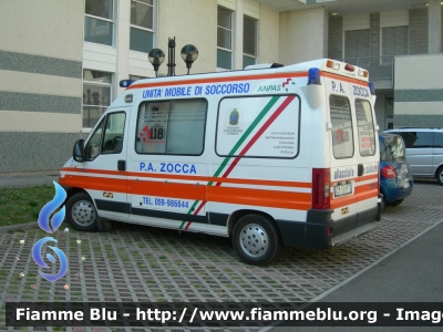 Fiat Ducato III serie
Pubblica Assistenza Zocca (MO)
Allestita Vision
Parole chiave: Fiat Ducato_IIIserie Ambulanza