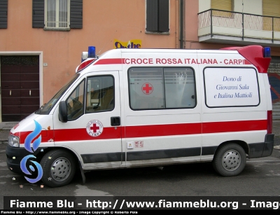 Fiat Ducato III serie
Croce Rossa Italiana
Comitato Locale di Carpi
Allestita Aricar
CRI A844B
Parole chiave: Fiat Ducato_IIIserie 118_Modena Ambulanza CRIA844B