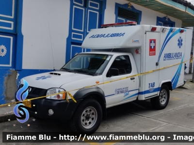 Nissan NP300
Colombia
Hospital San Vicente De Paul E.S.E., Salento
TAB - Ambulancia
Allestimento innova
Parole chiave: Nissan NP300 ambulanza Colombia