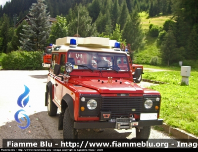 Land Rover Defender 90
Vigili del Fuoco
Corpo Volontario di Soraga (Tn)
VF J06 TN
Parole chiave: Land-Rover Defender_90 VFJ06TN