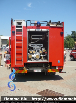 Iveco EuroFire 150E27 I serie 
Vigili del Fuoco Comando provinciale di Biella
Con furgonatura posteriore modificata dalla carrozzeria Fortini
VF 18577 
Parole chiave: Iveco EuroFire_150E27_Iserie VF18577