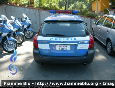 Subaru Legacy AWD III serie
Polizia di Stato
Polizia Stradale in servizio sulla A12 (Sestri Levante - Livorno) SALT
con disco 113, assegnato alla sottosezione di Viareggio, dove svolge servizio anche sulla viabilità ordinaria
POLIZIA F4036
Parole chiave: Subaru Legacy_Awd_IIIserie PoliziaF4036