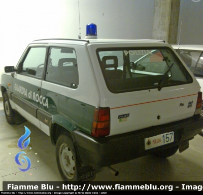 Fiat Panda 4x4 II serie
Repubblica di San Marino
Guardia di Rocca
POLIZIA 157
Parole chiave: Fiat Panda_4x4_IIserie RSM_Polizia_157