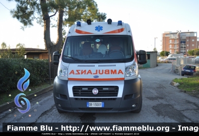 Fiat Ducato X250
PA Croce Verde Civitanova Marche MC
Allestimento "ARICAR".
Immatricolazione 2008
Parole chiave: Marche (MC) Ambulanza Fiat Ducato_X250