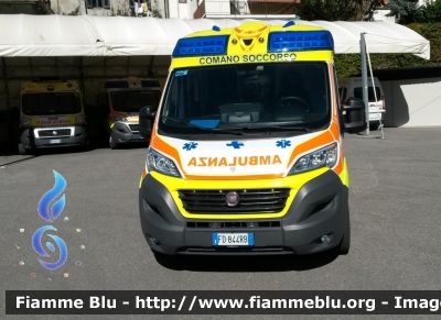 Fiat Ducato X290 4x4
Pubblica Assistenza Croce Azzurra Comano
Sigla Veicolo: "Hotel 09"
Allestimento "Ambitalia"
Ambulanza di emergenza
