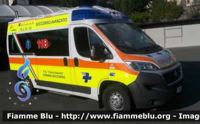 Fiat Ducato X290
Pubblica Assistenza Croce Azzurra Comano
Sigla Veicolo: "Hotel 10"
Allestimento "QTX Ambitalia"
Ambulanza di emergenza
