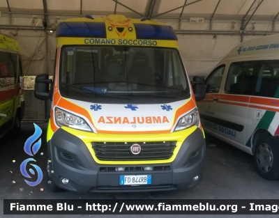 Fiat Ducato X290 4x4
Pubblica Assistenza Croce Azzurra Comano
Sigla Veicolo: "Hotel 09"
Allestimento "QTX Ambitalia"
Ambulanza di emergenza
